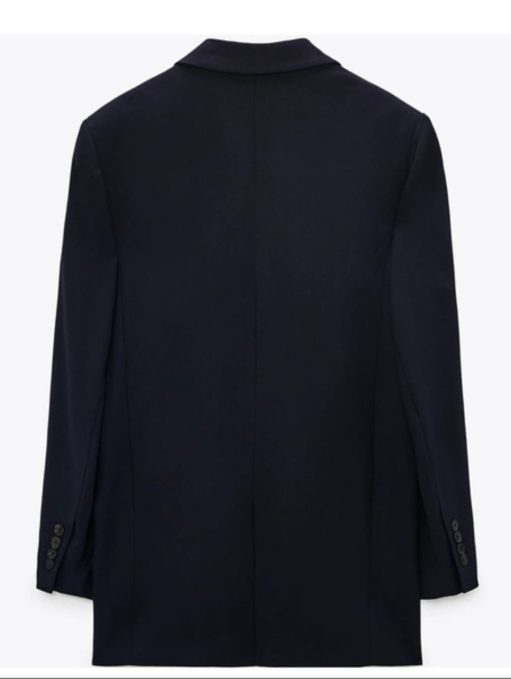 Zara  Oversized Blazer Navy Blue Size M - Picture 4 of 10